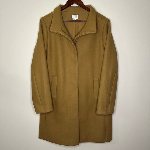 Time And Tru Large Long, Tan Coat - Picture 1 of 11